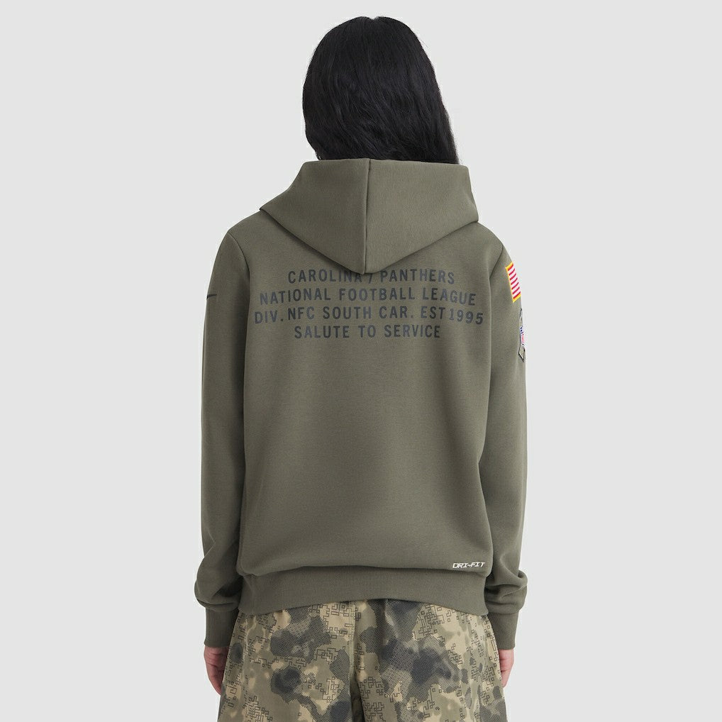 Carolina Panthers Nike Women's 2025 Salute to Service Sideline Standard Issue Dri-FIT Hoodie