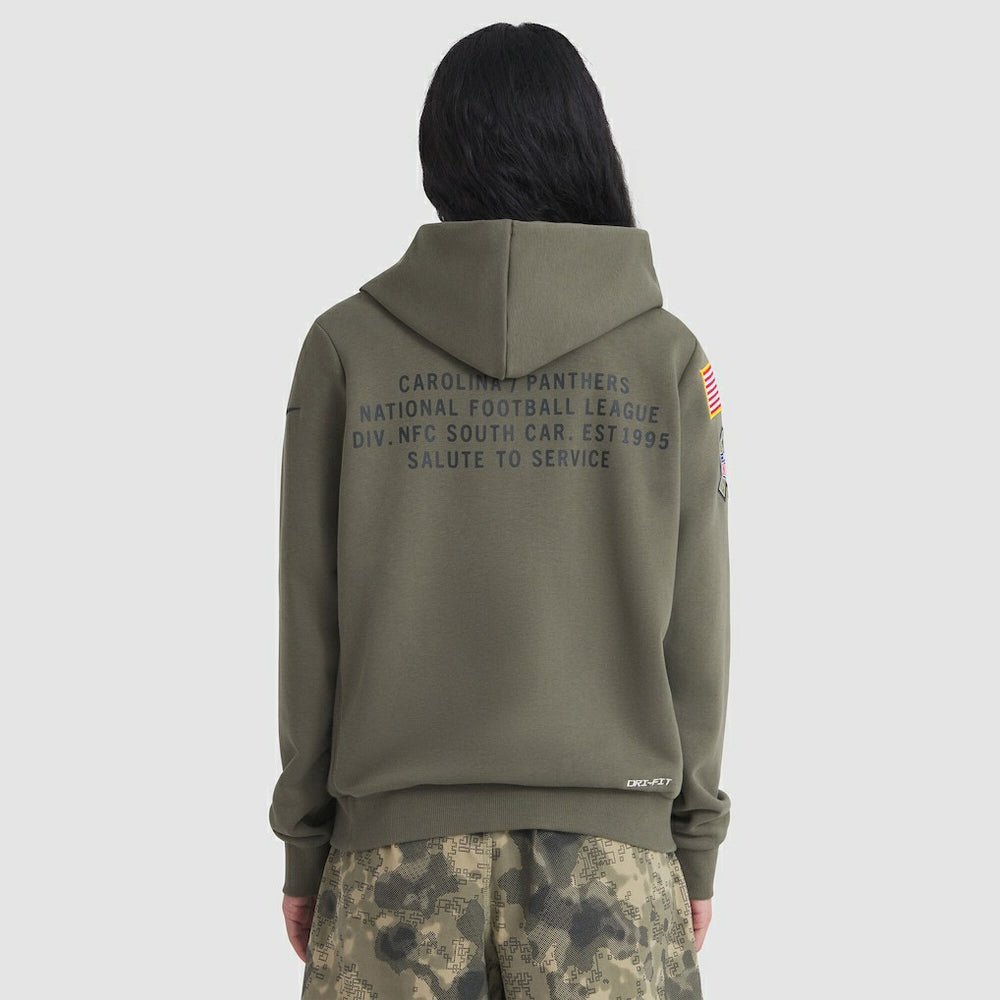 Carolina Panthers Nike Women's 2025 Salute to Service Sideline Standard Issue Dri-FIT Hoodie