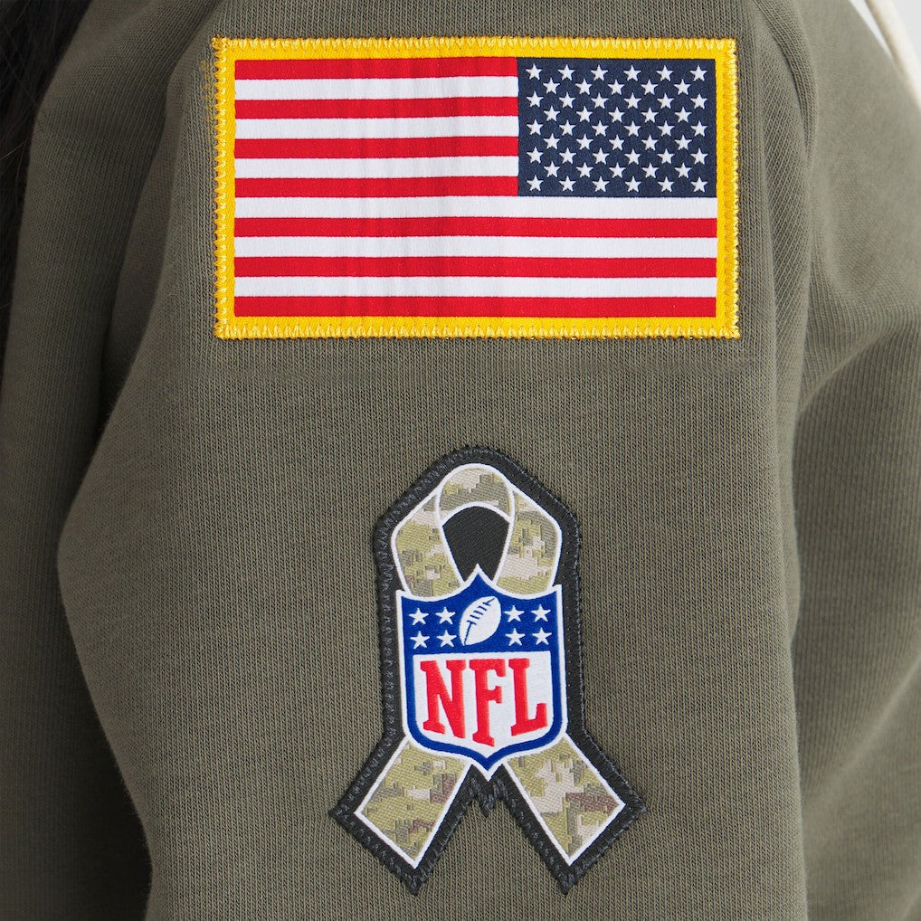 Carolina Panthers Nike Women's 2025 Salute to Service Sideline Standard Issue Dri-FIT Hoodie