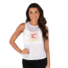 Calgary Flames Concepts Sport Women's Infuse Knit Tank Top Discount