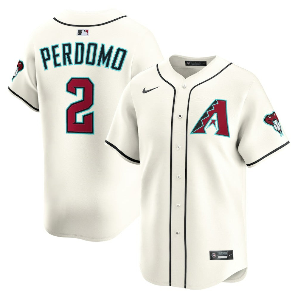 Geraldo Perdomo Arizona Diamondbacks Nike Home Limited Player Jersey | MLB Online