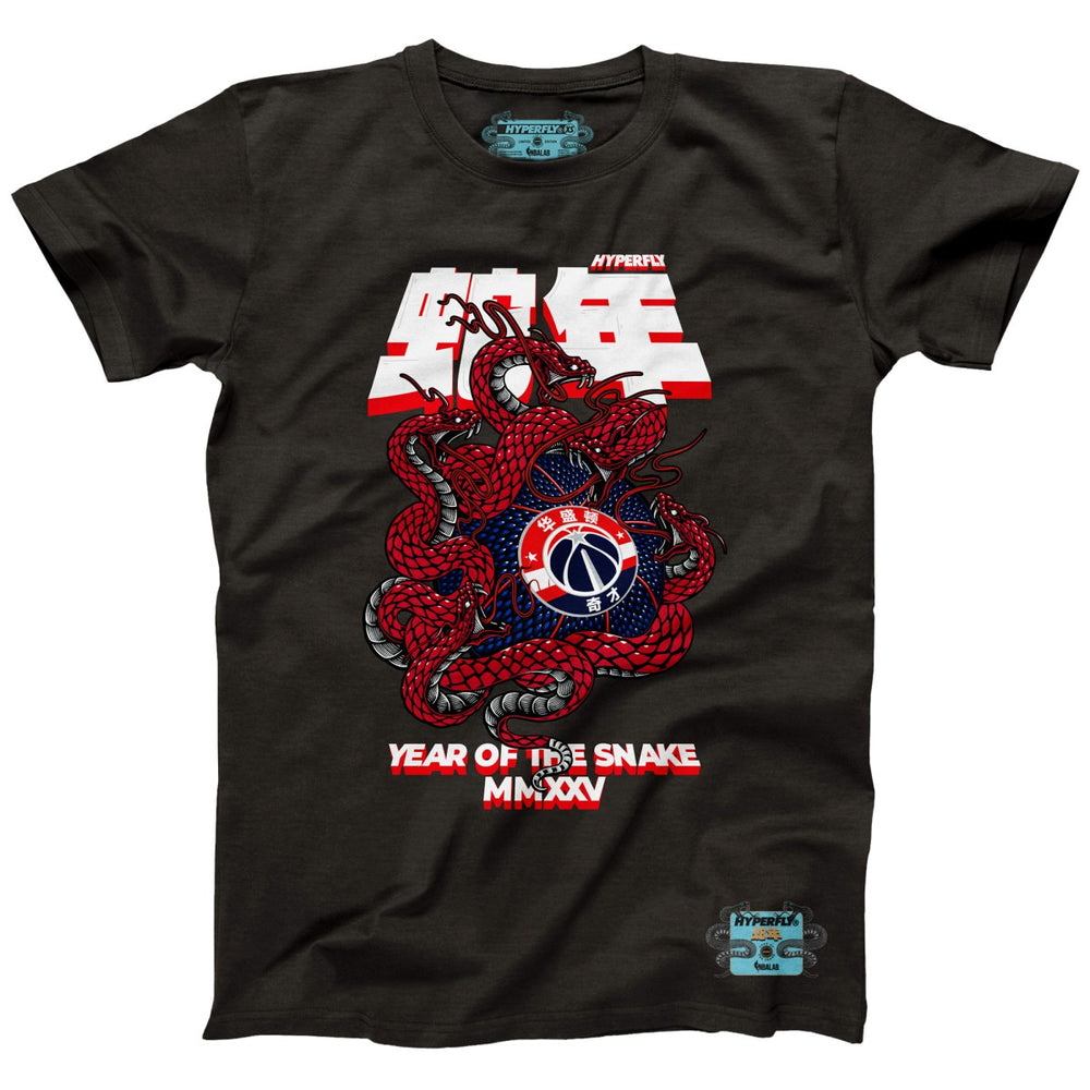 Washington Wizards NBALab x Hyperfly Unisex Year of the Snake Lunar New Year Collection T-Shirt On Sale