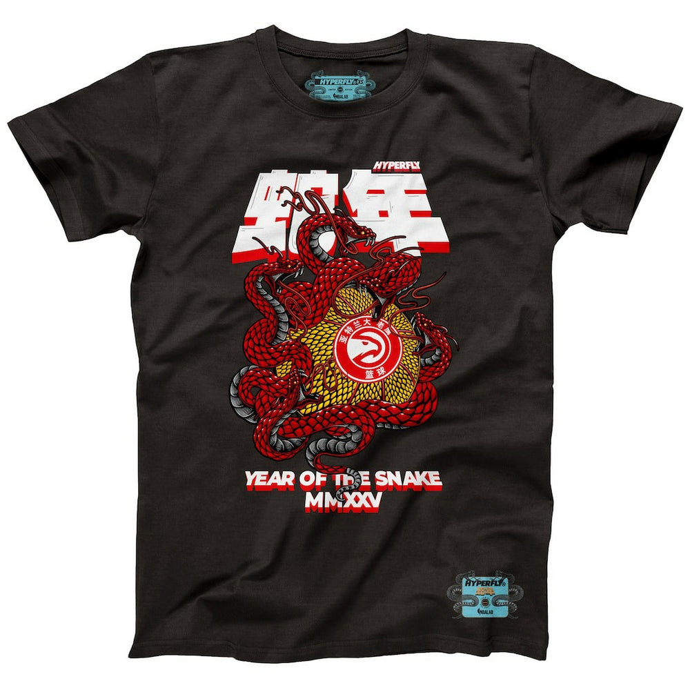 Atlanta Hawks NBALab x Hyperfly Unisex Year of the Snake Lunar New Year Collection T-Shirt For Sale