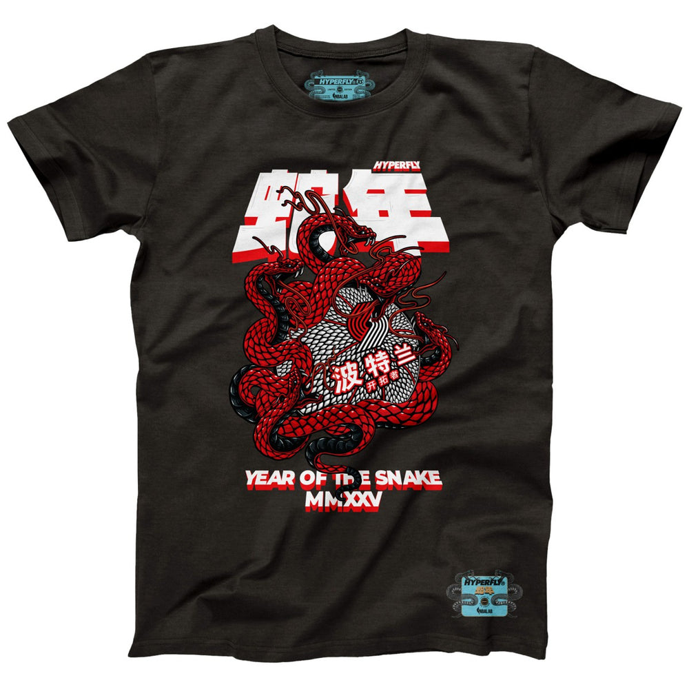 Portland Trail Blazers NBALab x Hyperfly Unisex Year of the Snake Lunar New Year Collection T-Shirt New