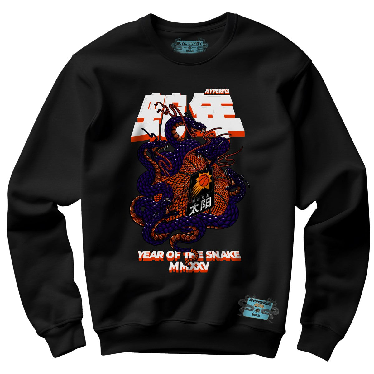 Phoenix Suns NBALab x Hyperfly Unisex Year of the Snake Lunar New Year Collection Sweatshirt On Sale