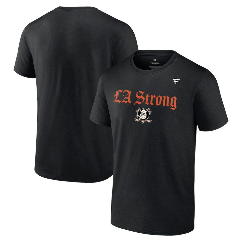 Anaheim Ducks Fanatics Unisex LA Strong T-Shirt On Sale