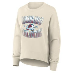 Colorado Avalanche Fanatics Women's Oversized Slice Pullover Sweatshirt For Sale