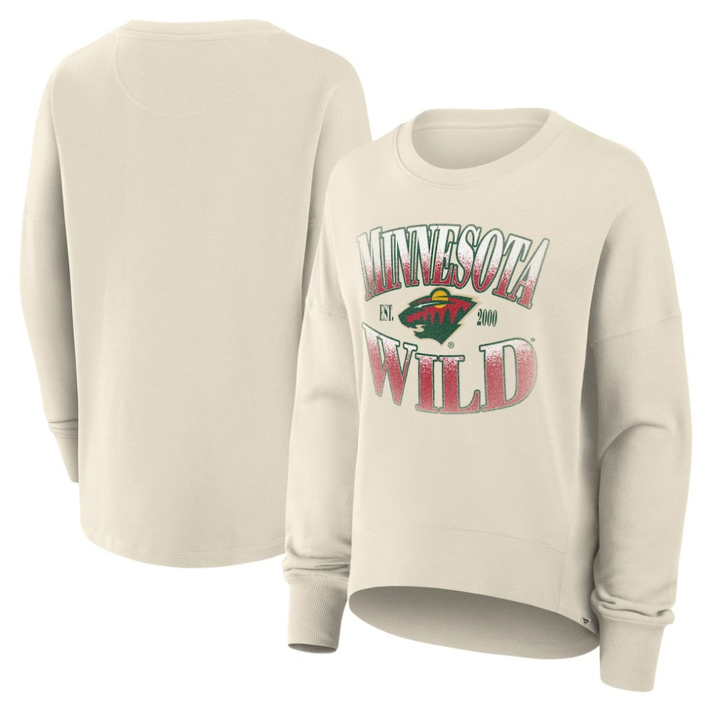 Minnesota Wild Fanatics Women's Oversized Slice Pullover Sweatshirt Online
