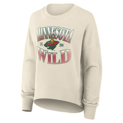 Minnesota Wild Fanatics Women's Oversized Slice Pullover Sweatshirt Online