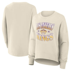 Los Angeles Kings Fanatics Women's Oversized Vintage Slice Pullover Sweatshirt Sale