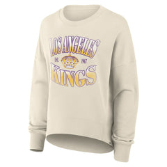 Los Angeles Kings Fanatics Women's Oversized Vintage Slice Pullover Sweatshirt Sale