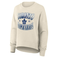 Toronto Maple Leafs Fanatics Women's Oversized Slice Pullover Sweatshirt For Sale