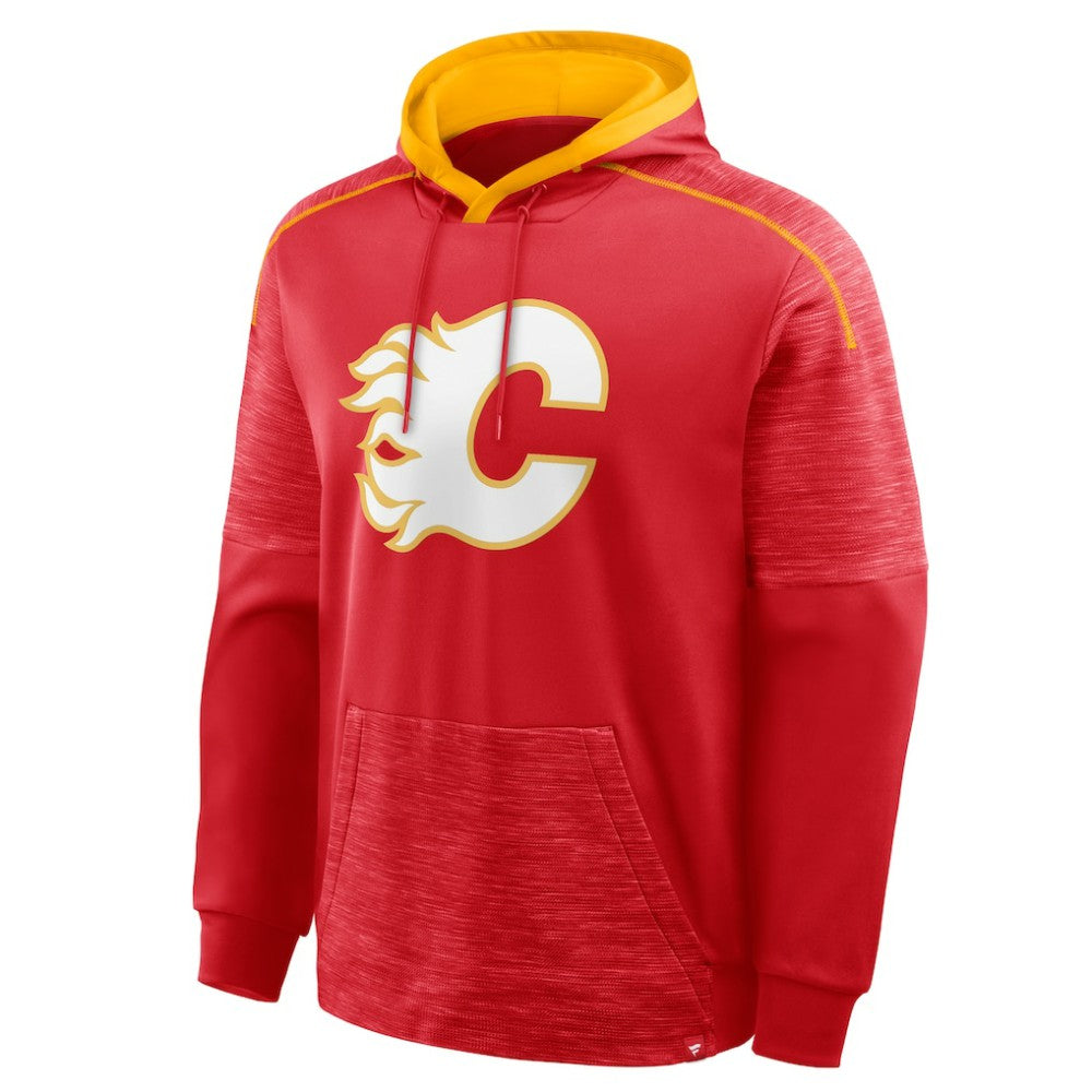Calgary Flames Fanatics Goaltender Defender Pullover Hoodie On Sale