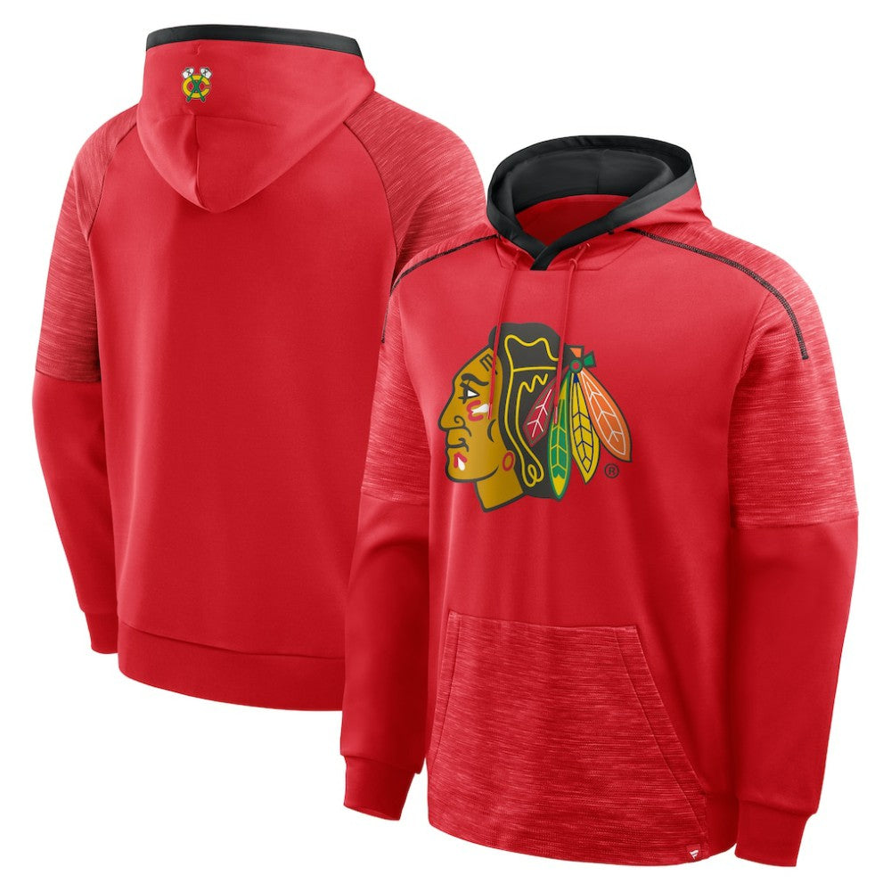 Chicago Blackhawks Fanatics Goaltender Defender Pullover Hoodie For Sale