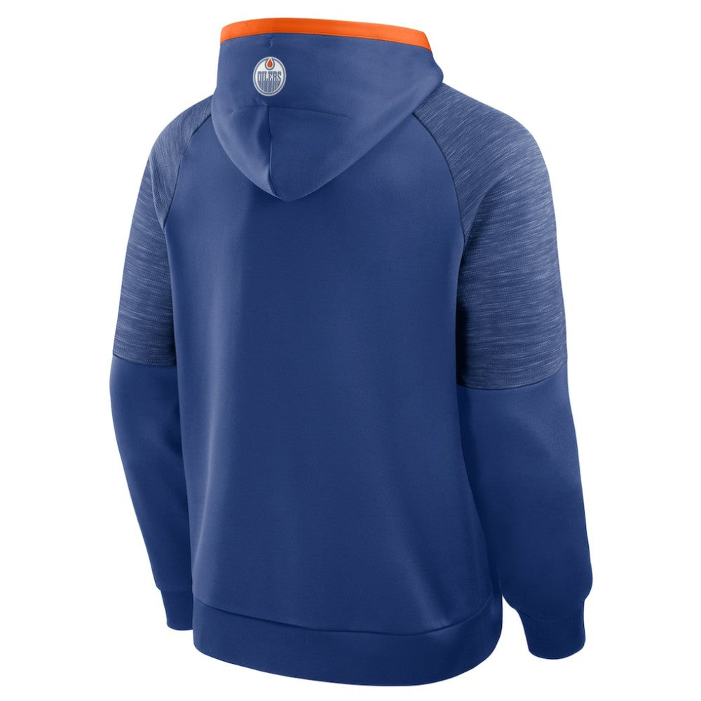 Edmonton Oilers Fanatics Goaltender Defender Pullover Hoodie For Sale
