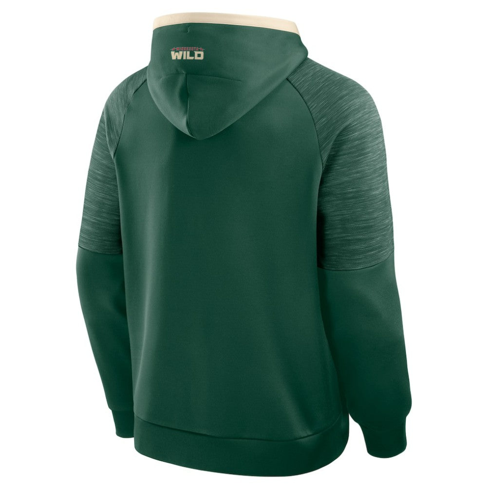 Minnesota Wild Fanatics Goaltender Defender Pullover Hoodie On Sale