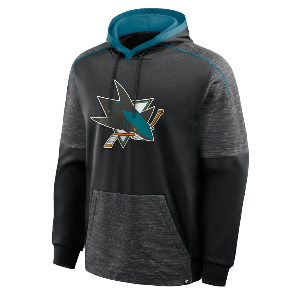 San Jose Sharks Fanatics Goaltender Defender Pullover Hoodie On Sale