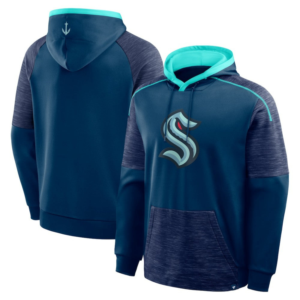 Seattle Kraken Fanatics Goaltender Defender Pullover Hoodie For Sale