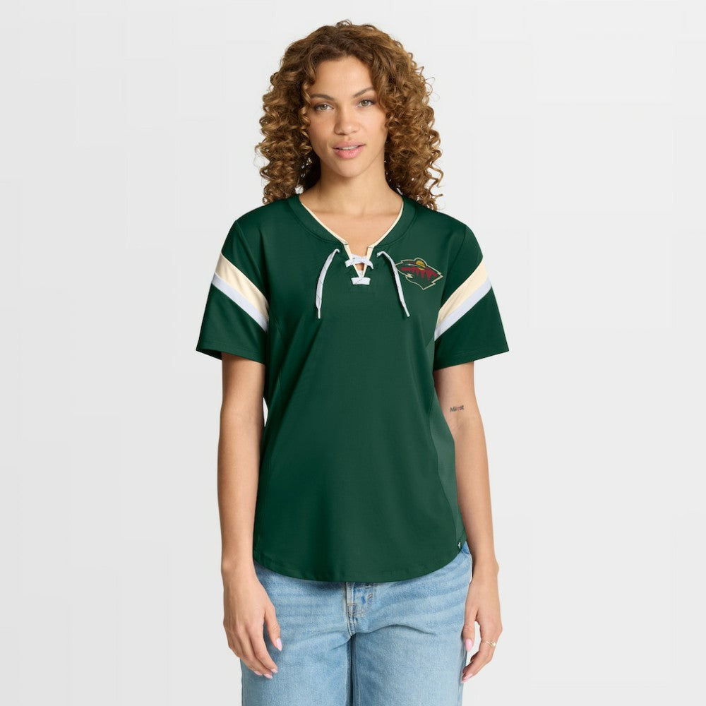 Minnesota Wild Fanatics Women's Offside Athena T-Shirt For Sale