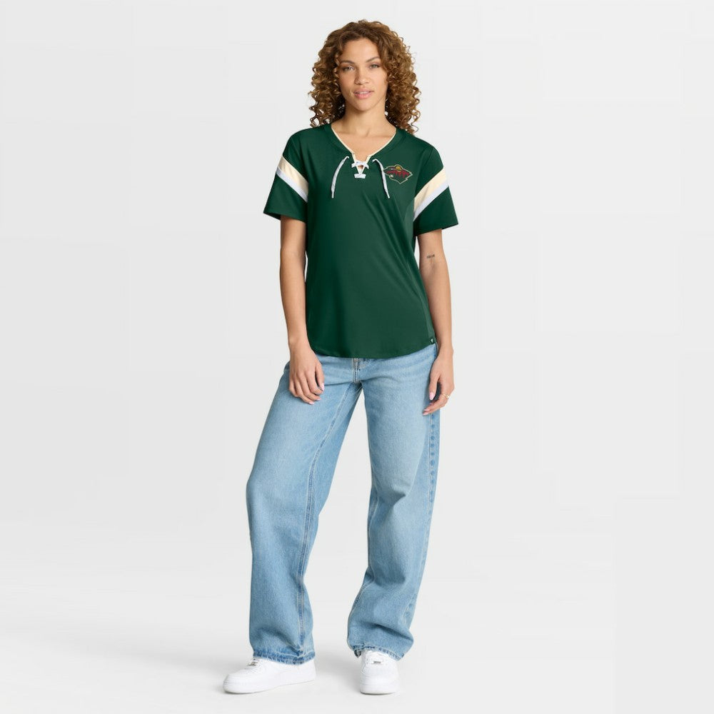 Minnesota Wild Fanatics Women's Offside Athena T-Shirt For Sale