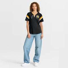 Boston Bruins Fanatics Women's Offside Athena T-Shirt Outlet