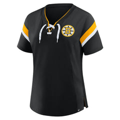 Boston Bruins Fanatics Women's Offside Athena T-Shirt Outlet