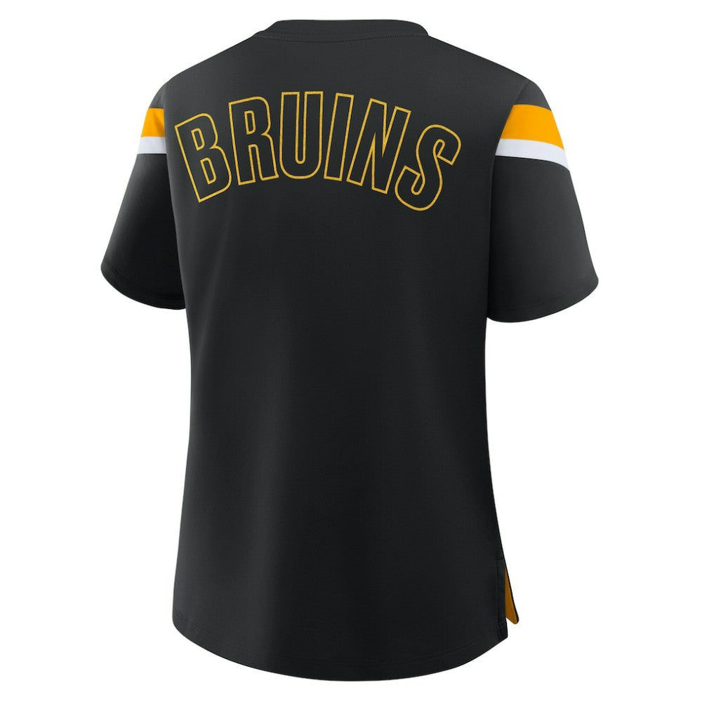 Boston Bruins Fanatics Women's Offside Athena T-Shirt Outlet