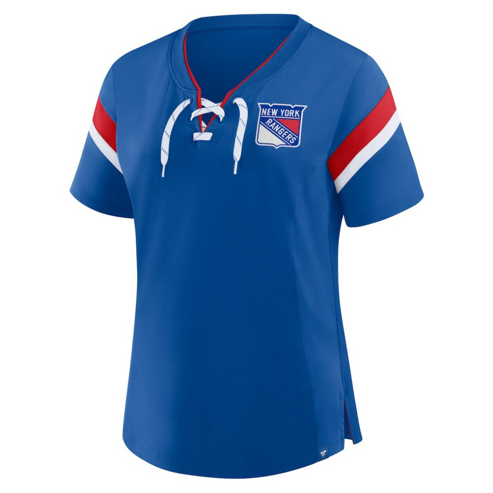 New York Rangers Fanatics Women's Offside Athena T-Shirt Sale