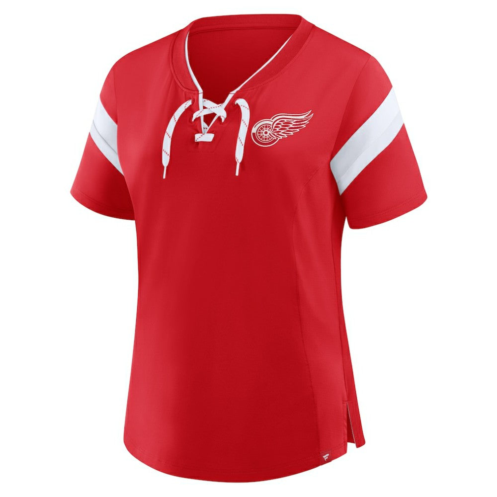 Detroit Red Wings Fanatics Women's Offside Athena T-Shirt On Sale