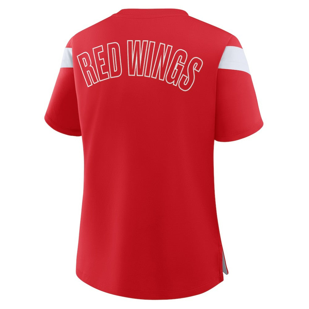 Detroit Red Wings Fanatics Women's Offside Athena T-Shirt On Sale