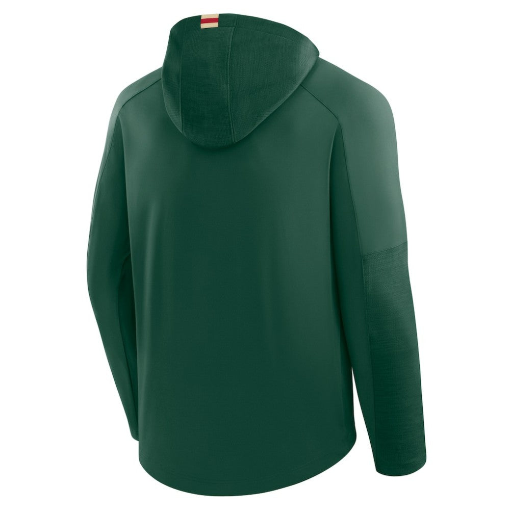 Minnesota Wild Fanatics Penalty Shot Long Sleeve Hoodie T-Shirt Outlet