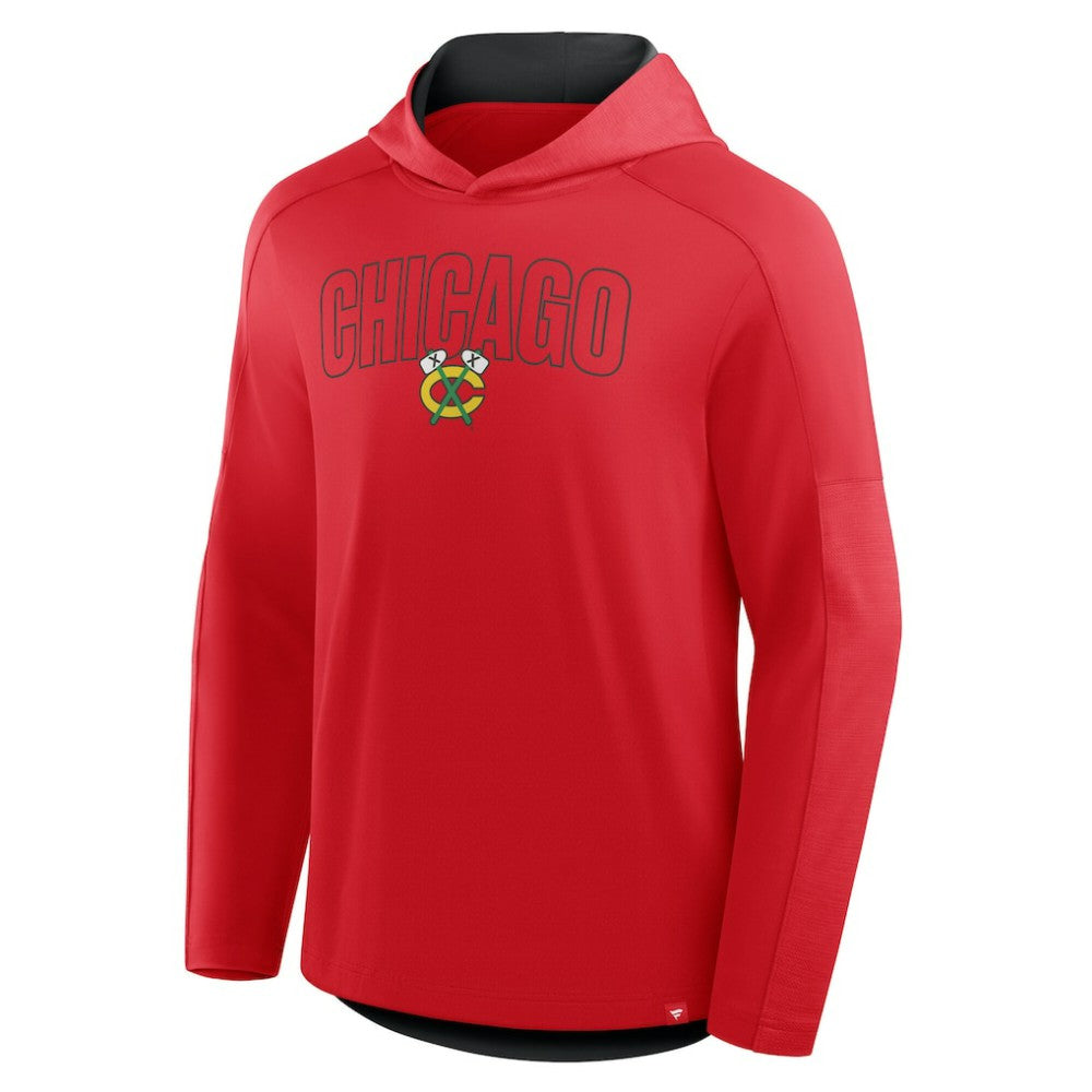 Chicago Blackhawks Fanatics Penalty Shot Long Sleeve Hoodie T-Shirt Online