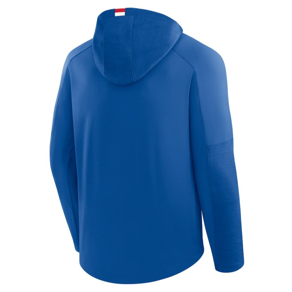 New York Rangers Fanatics Penalty Shot Long Sleeve Hoodie T-Shirt Outlet
