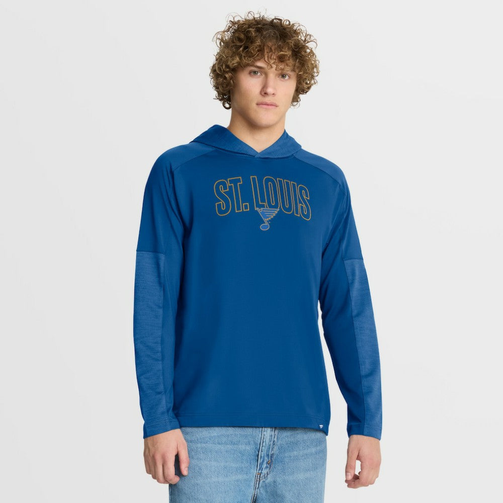 St. Louis Blues Fanatics Penalty Shot Long Sleeve Hoodie T-Shirt Online