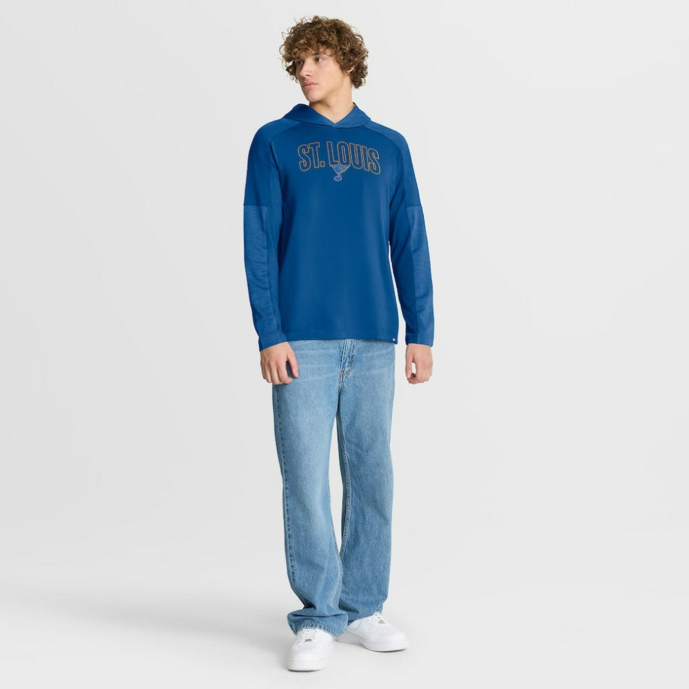 St. Louis Blues Fanatics Penalty Shot Long Sleeve Hoodie T-Shirt Online