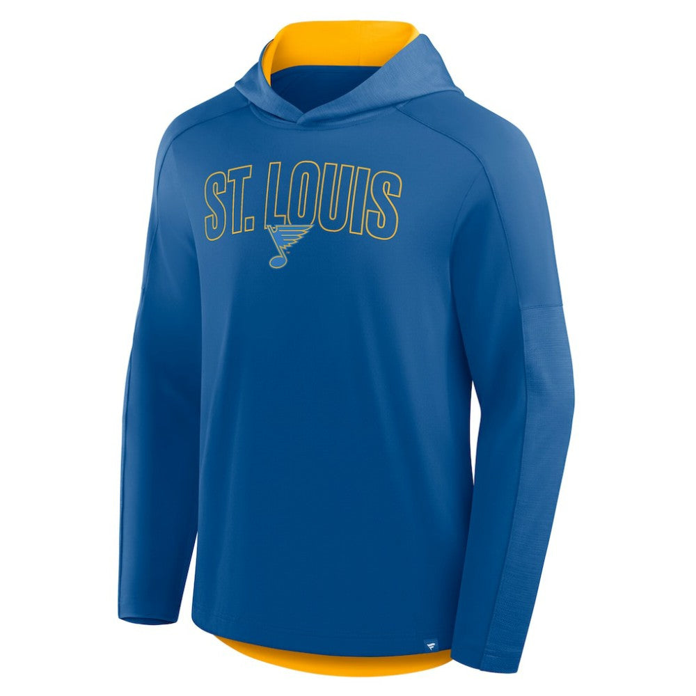 St. Louis Blues Fanatics Penalty Shot Long Sleeve Hoodie T-Shirt Online