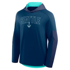 Seattle Kraken Fanatics Penalty Shot Long Sleeve Hoodie T-Shirt Outlet