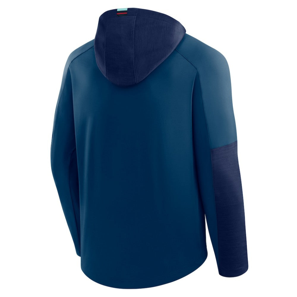 Seattle Kraken Fanatics Penalty Shot Long Sleeve Hoodie T-Shirt Outlet
