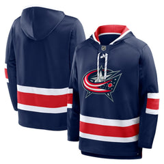 Columbus Blue Jackets Fanatics Prime Time Fleece Hoodie On Sale