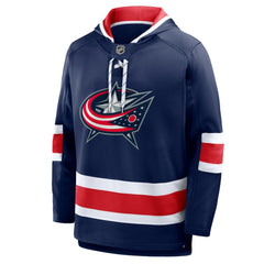 Columbus Blue Jackets Fanatics Prime Time Fleece Hoodie On Sale