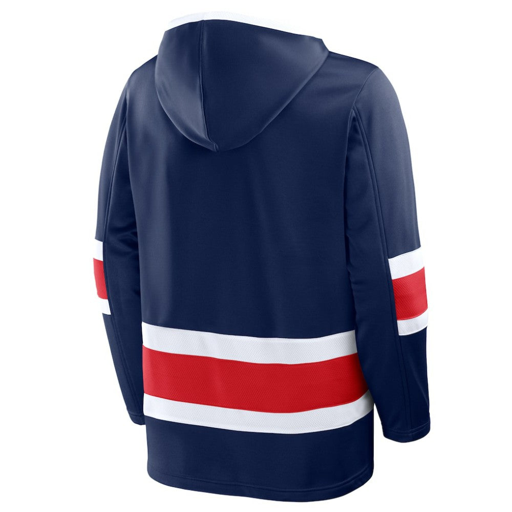 Columbus Blue Jackets Fanatics Prime Time Fleece Hoodie On Sale