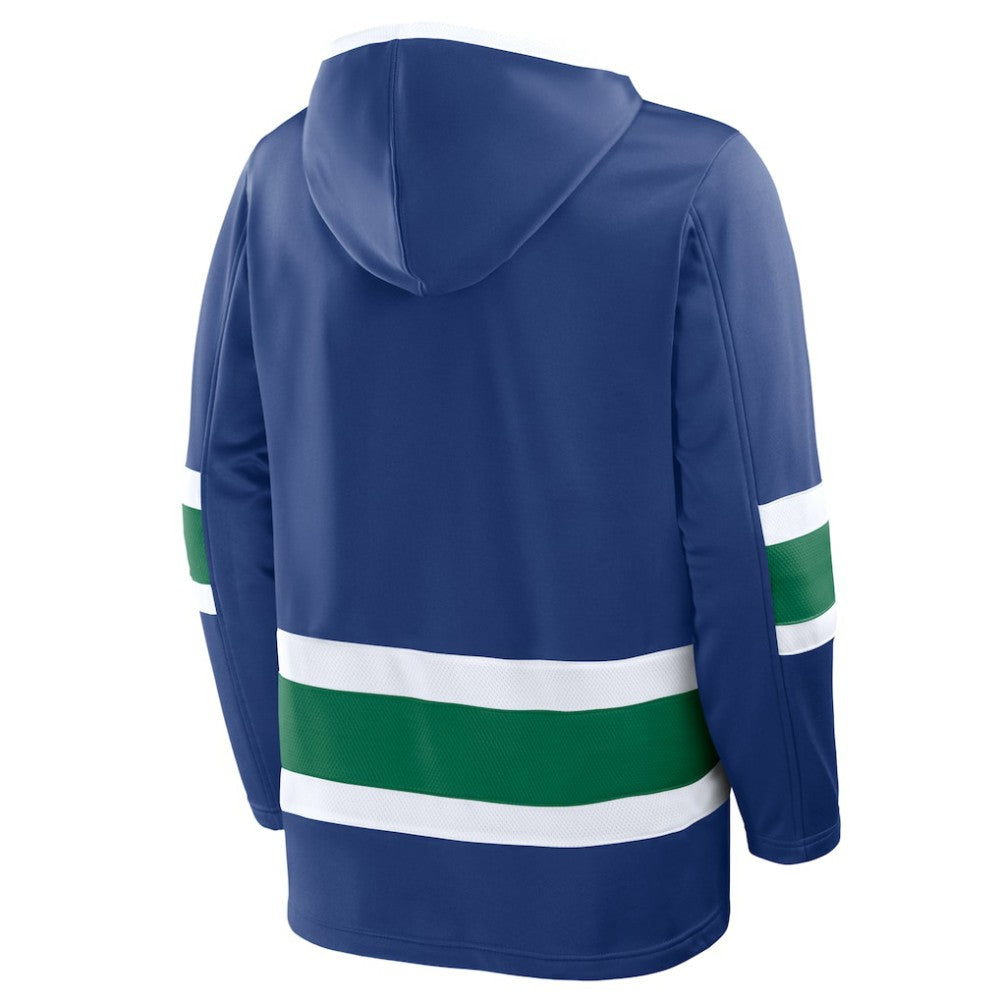 Vancouver Canucks Fanatics Prime Time Fleece Hoodie On Sale