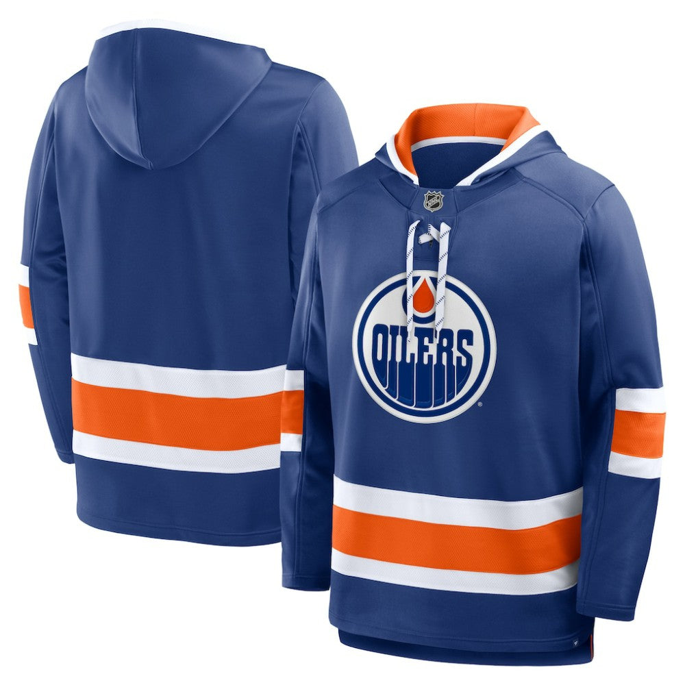 Edmonton Oilers Fanatics Prime Time Fleece Hoodie Outlet
