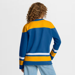 St. Louis Blues Fanatics Women's Icing Long Sleeve Lace Up Sweatshirt Discount