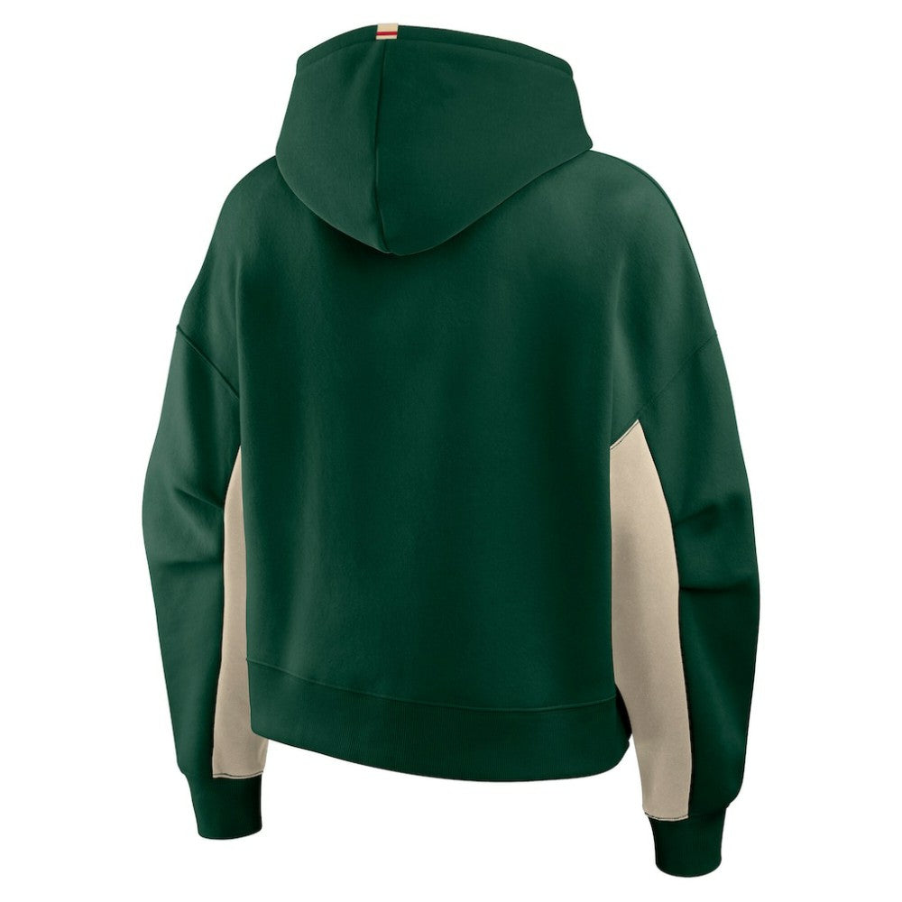 Minnesota Wild Fanatics Women's Back Check Boxy Hoodie Sale