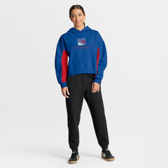 New York Rangers Fanatics Women's Back Check Boxy Hoodie Discount