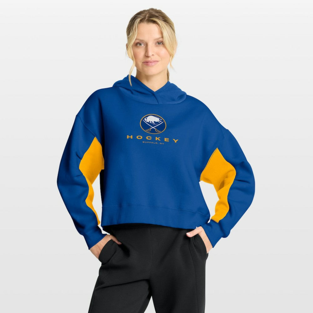 Buffalo Sabres Fanatics Women's Back Check Boxy Hoodie On Sale