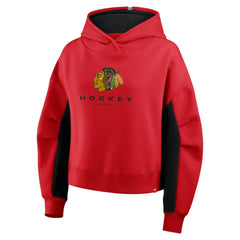 Chicago Blackhawks Fanatics Women's Back Check Boxy Hoodie Sale