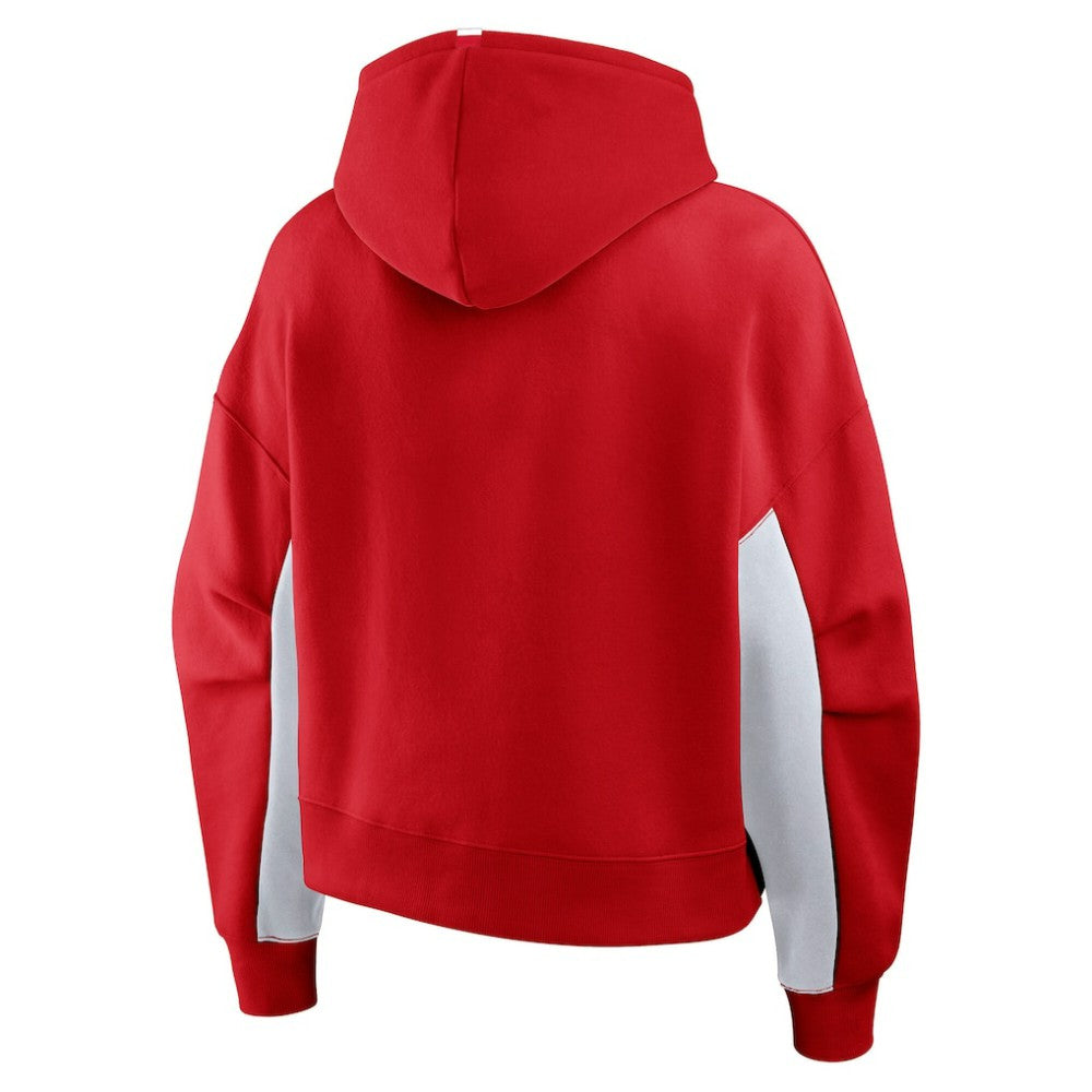 Detroit Red Wings Fanatics Women's Back Check Boxy Hoodie For Sale
