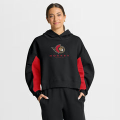 Ottawa Senators Fanatics Women's Back Check Boxy Hoodie On Sale